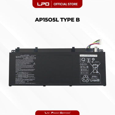 Laptop Battery AP15O5L TYPE B Compatible with	Acer Aspire S 13 Acer Aspire S13 S5-371