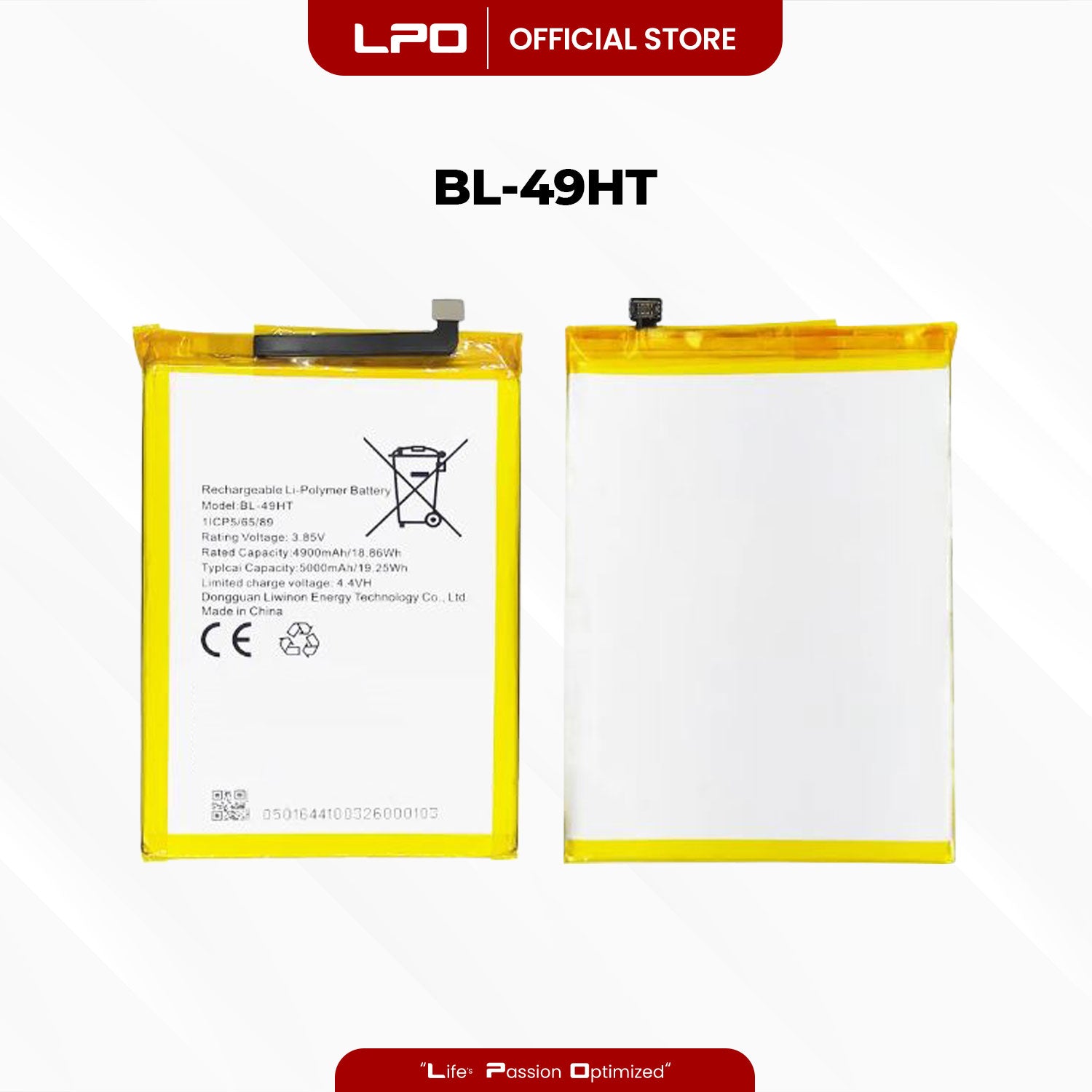 Cellphone Battery Tecno Spark 6 2020 BL-49HT Compatible with KE7 - LPO Laptop PC-Outlet