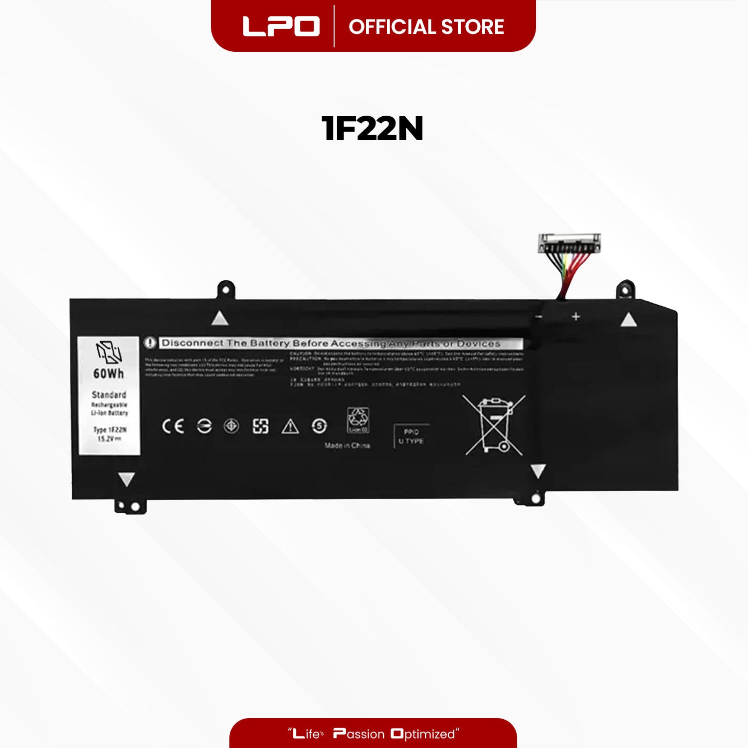 Laptop Battery 1F22N Compatible with Dell G5 5590 Series,Dell G7 7590 Series, Dell G7 7790 Series