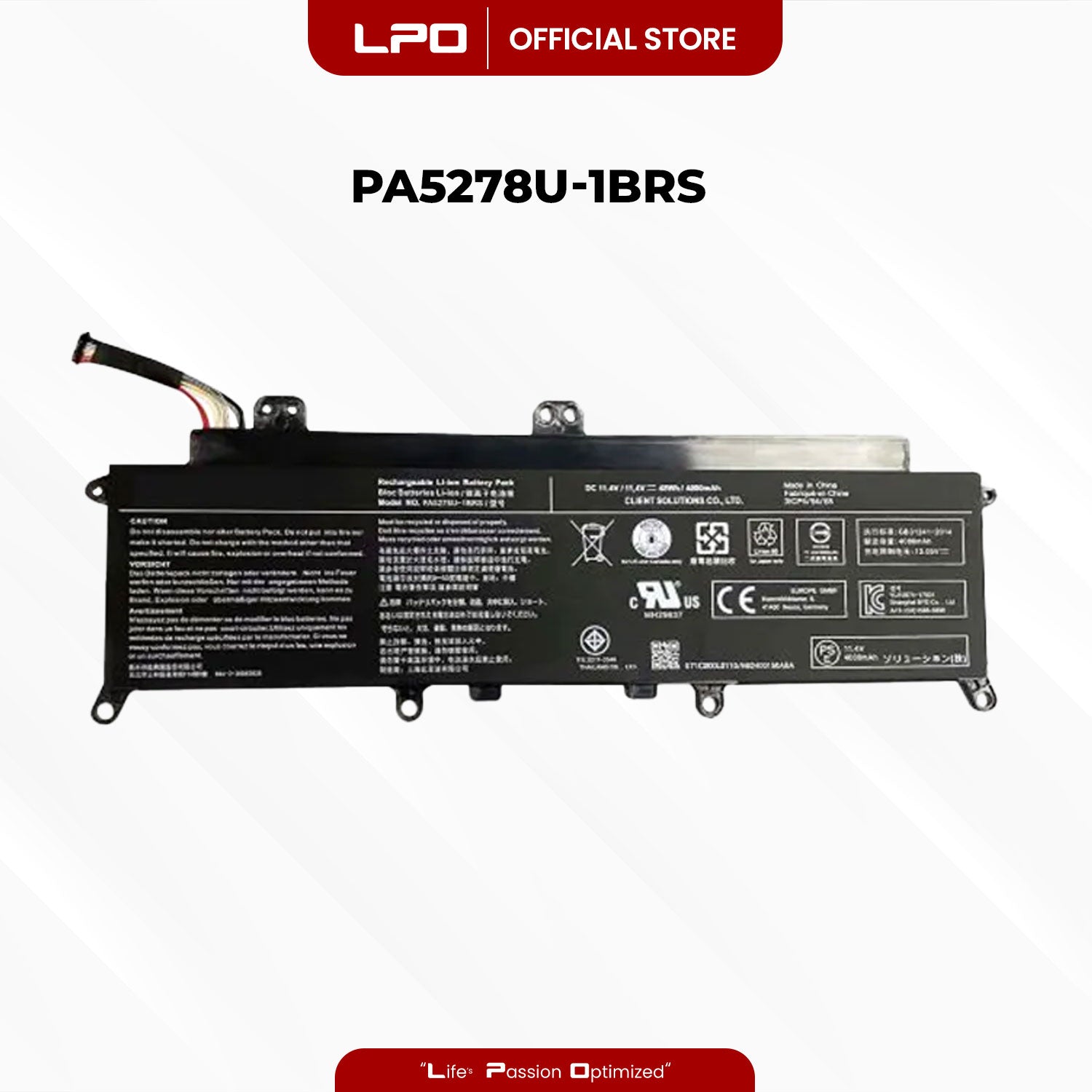 Laptop Battery PA5278U-1BRS Compatible with Toshiba Tecra X40-D X40-E X40-F