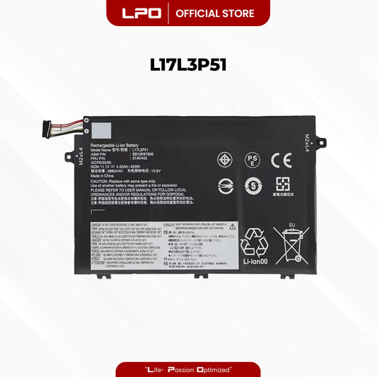 Laptop Battery L17L3P51 Compatible with Lenovo E480 E580 R480 R580 Series L17C3P51 L17L3P51 L17M3P51 L17M3P52