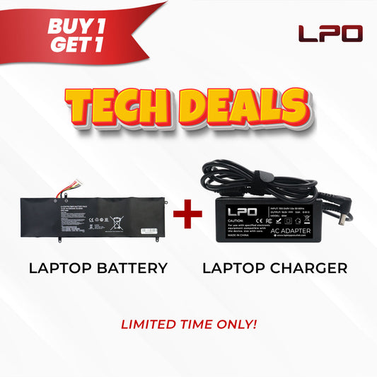 Exclusive Tech Deals Promo: Buy 1 Laptop Battery, and Get a FREE Laptop Charger