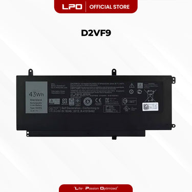 Laptop Battery D2VF9 Compatible with Dell Inspiron 15 7547 7548 Series