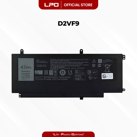 Laptop Battery D2VF9 Compatible with Dell Inspiron 15 7547 7548 Series