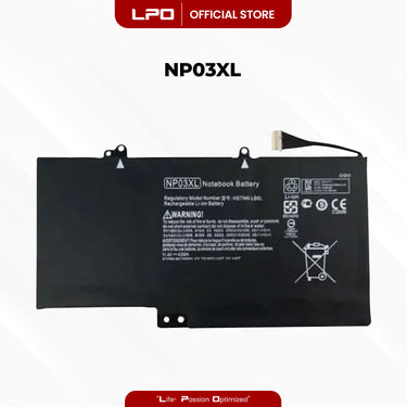 Laptop Battery NP03XL Compatible with HP Pavilion X360 13-A010DX 13-b116t Envy 15-U010DX Series