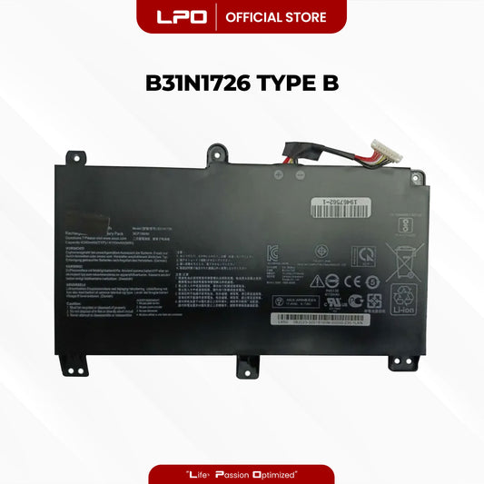 Laptop Battery B31N1726 TYPE B Compatible with Asus Rog STRIX G531GT-BI7N6, FX531GT