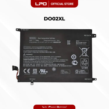 Laptop Battery DO02XL Compatible with HP Pavilion x2 - 10-n030ca HP Pavilion x2 10 tablet 10-N100