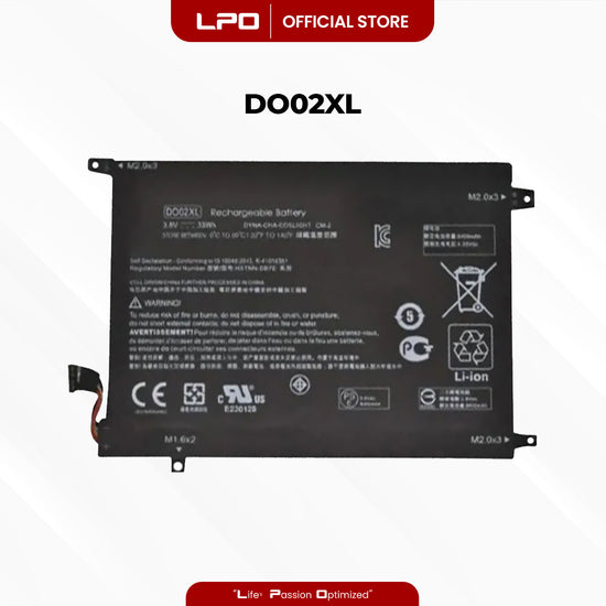 Laptop Battery DO02XL Compatible with HP Pavilion x2 - 10-n030ca HP Pavilion x2 10 tablet 10-N100