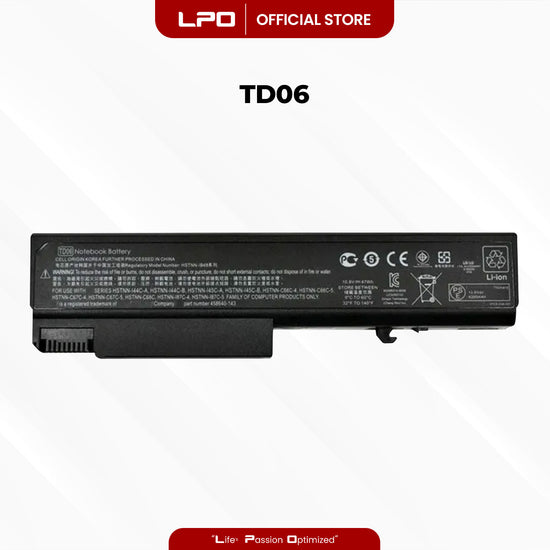 Laptop Battery TD06 Compatible with HP ProBook 6440b 6545b 6550b 8440P HSTNN-C68C