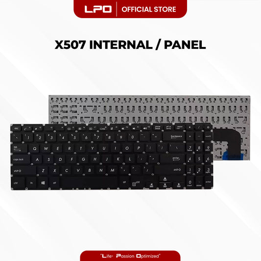 Laptop Keyboard ASUS X507 Internal / Panel Black US Compatible with Asus X507 X507MA X507U X507UA X507UB