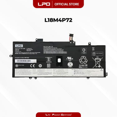 Laptop Battery L18M4P72 Compatible with Lenovo ThinkPad X1 Yoga 4th Gen Series Notebook