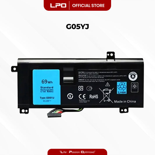 Laptop Battery G05YJ	Compatible with Dell Alienware 14 A14 M14X R4 R3 ALW14D, ALW14D-5528
