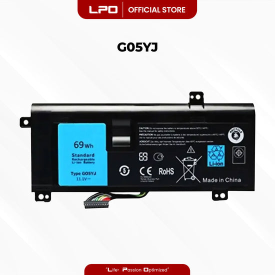 Laptop Battery G05YJ	Compatible with Dell Alienware 14 A14 M14X R4 R3 ALW14D, ALW14D-5528