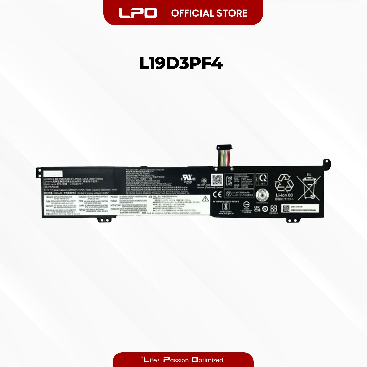 Laptop Battery L19D3PF4  Compatible with Lenovo IdeaPad Gaming 3 15IMH05