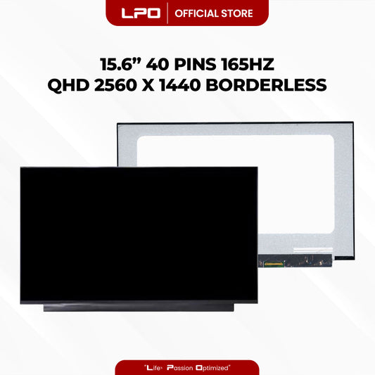 Laptop LCD Screen 15.6" 40 Pins Thin Bezel Borderless QHD 2560 x 1440 165Hz Compatible For Acer Nitro 5 AN515-57 Series