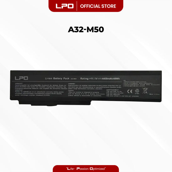 Laptop Battery A32-M50 Compatible with Asus Pro62, Pro64 Series. Asus M50, M50V