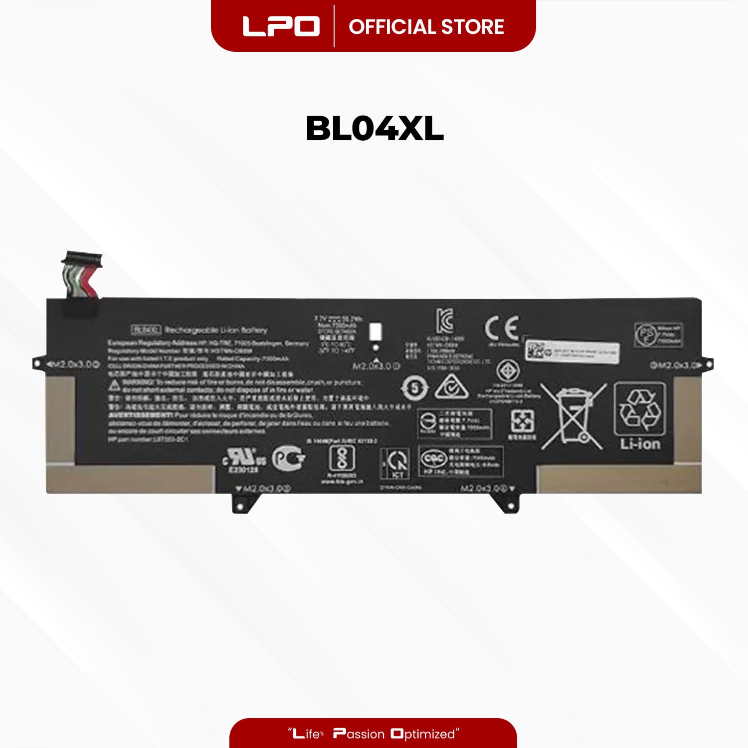 Laptop Battery BL04XL Compatible with HP EliteBook X360 1040 G5 G6 Series Notebook