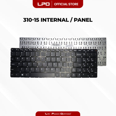 Laptop Keyboard LENOVO 310-15 Internal / Panel Black US Compatible with Lenovo IdeaPad 310-15 310-15ABR