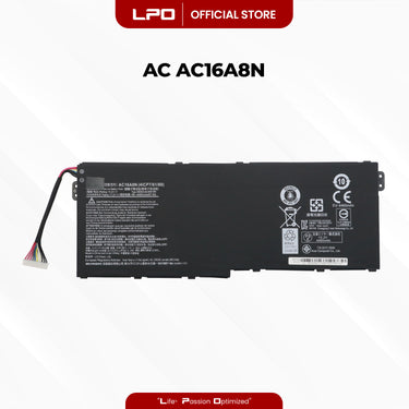 Laptop Battery AC16A8N Compatible with Acer Aspire V15 Nitro BE Series, Acer Aspire V15 Nitro Black Edition Series, - LPO Laptop PC-Outlet