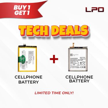 Exclusive Tech Deals Promo: Buy 1 Get 1 Cellphone Battery