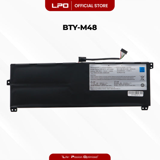 Laptop Battery BTY-M48 Compatible with MSI Prestige PS42 8RB, MSI Modern 8RC 8RA 8MO