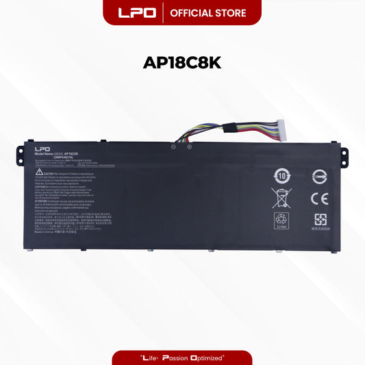 Laptop Battery AP18C8K Compatible with Acer Aspire 5 A514-52, Chromebook 314 C933 - LPO Laptop PC-Outlet