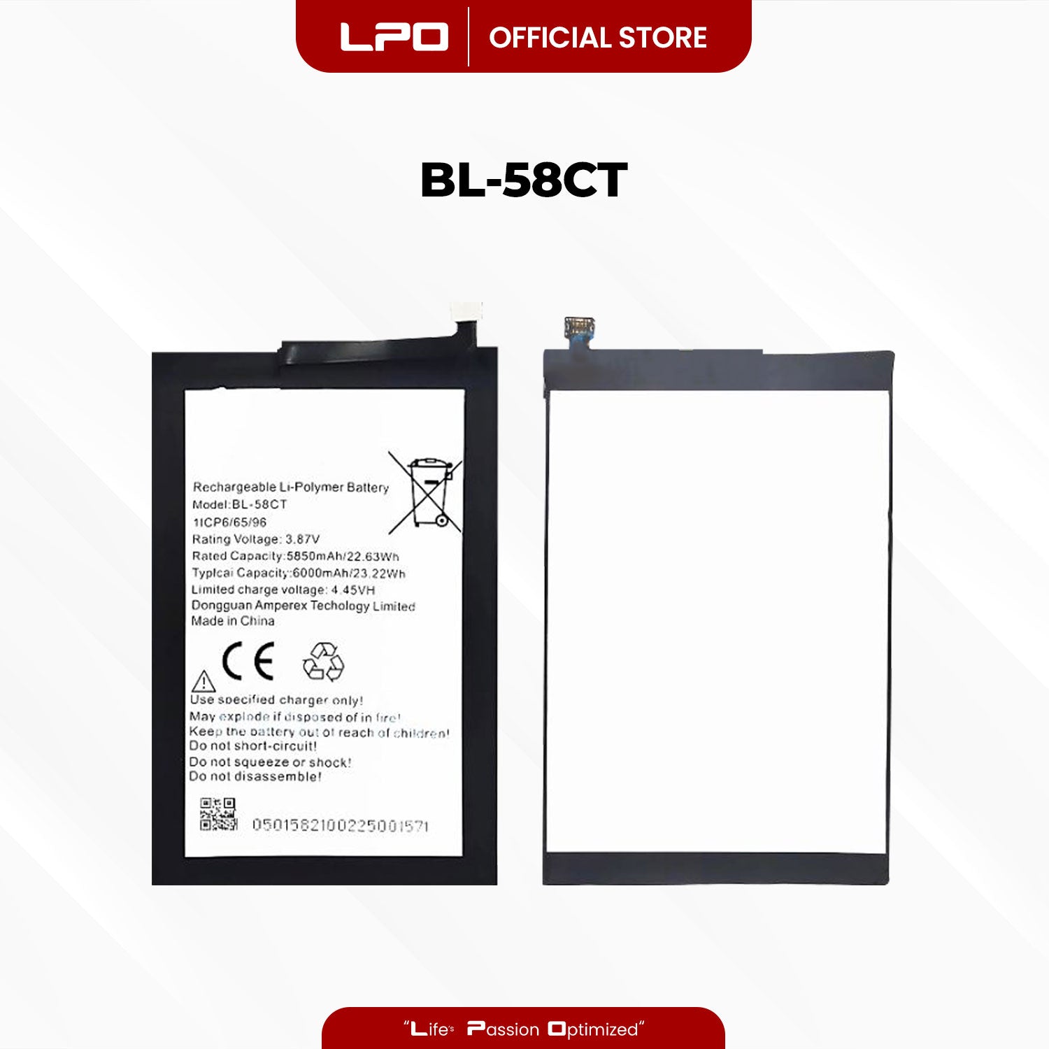 Cellphone Battery Tecno Spark 7T 2021 BL-58CT Compatible with Tecno Spark 7 2021 - LPO Laptop PC-Outlet