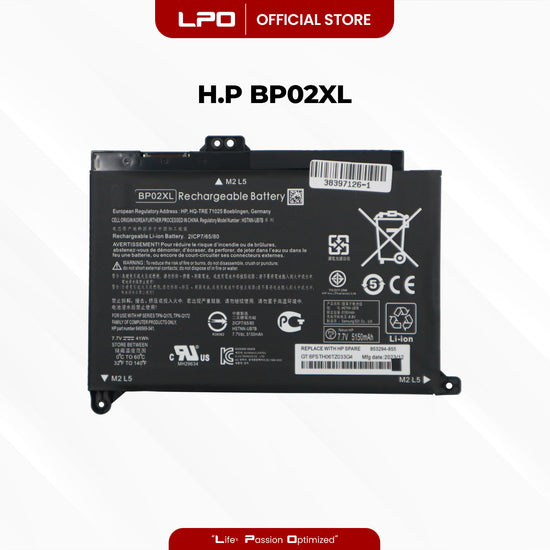 Laptop Battery BP02XL Compatible with HP Pavilion PC 15 15-AU 15T-AU 15-AW 15T-AW 15Z-AW Series - LPO Laptop PC-Outlet