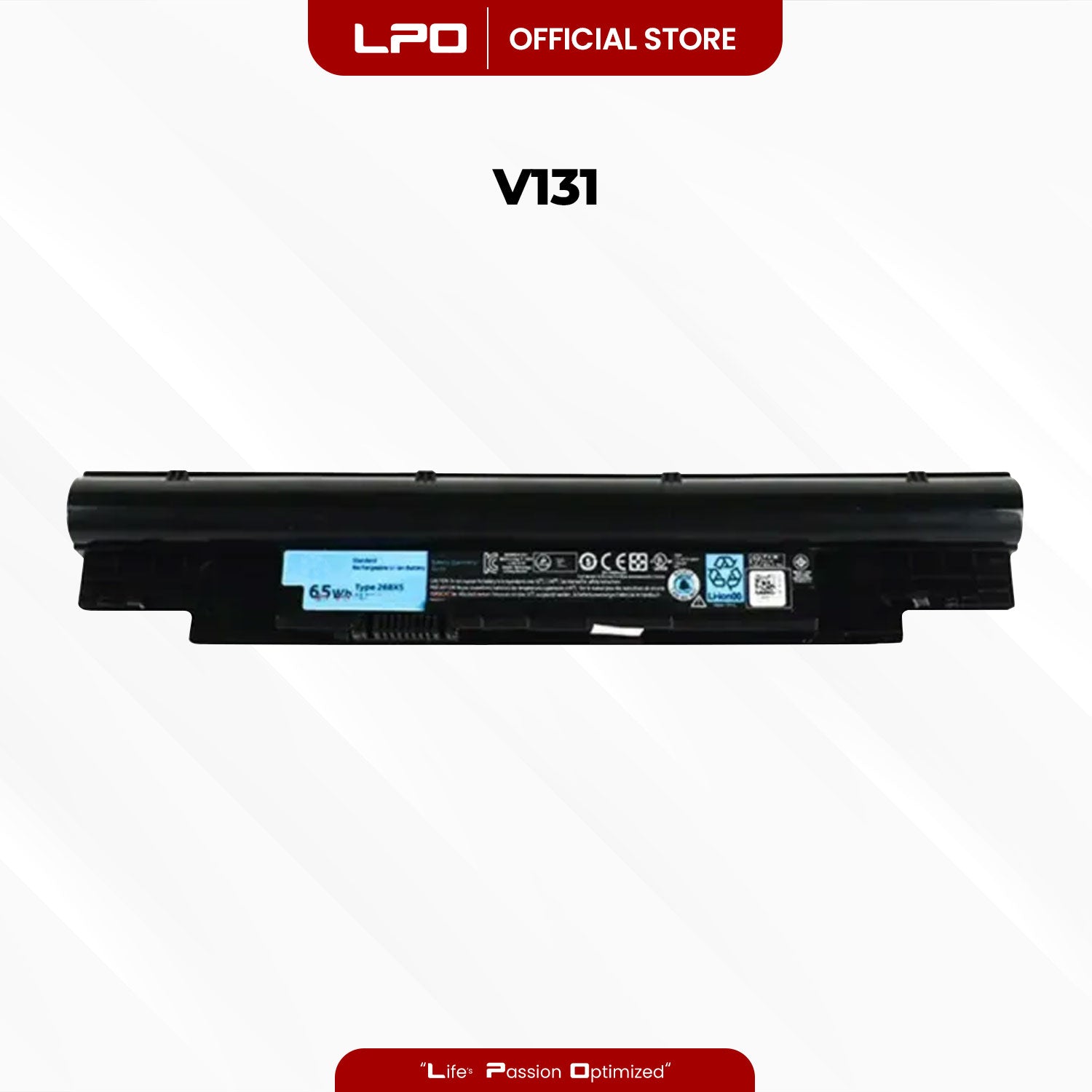 Laptop Battery V131 Compatible with Dell Vostro V131 V131R V131D Series, DELL Inspiron 13Z N311z Series