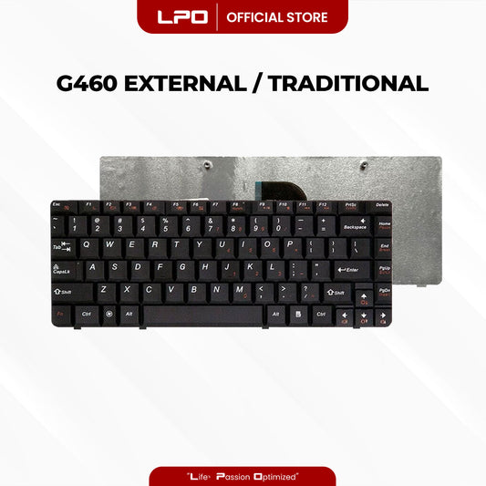 Laptop Keyboard	LENOVO	G460 External / Traditional	Black US Compatible with Lenovo G460 G460A