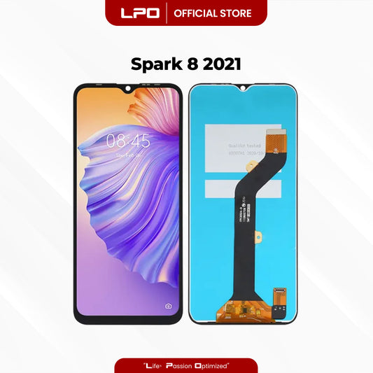 Cellphone LCD Screen	6.52" Tecno Spark 8 2021 Compatible with KG6, KG6k, MZ-TECNO KG6k