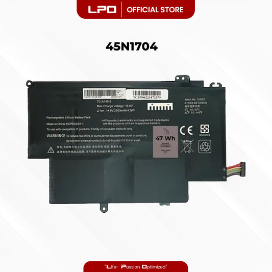Laptop Battery 45N1704 Compatible with Lenovo ThinkPad Yoga 12 20DL/20DK Series