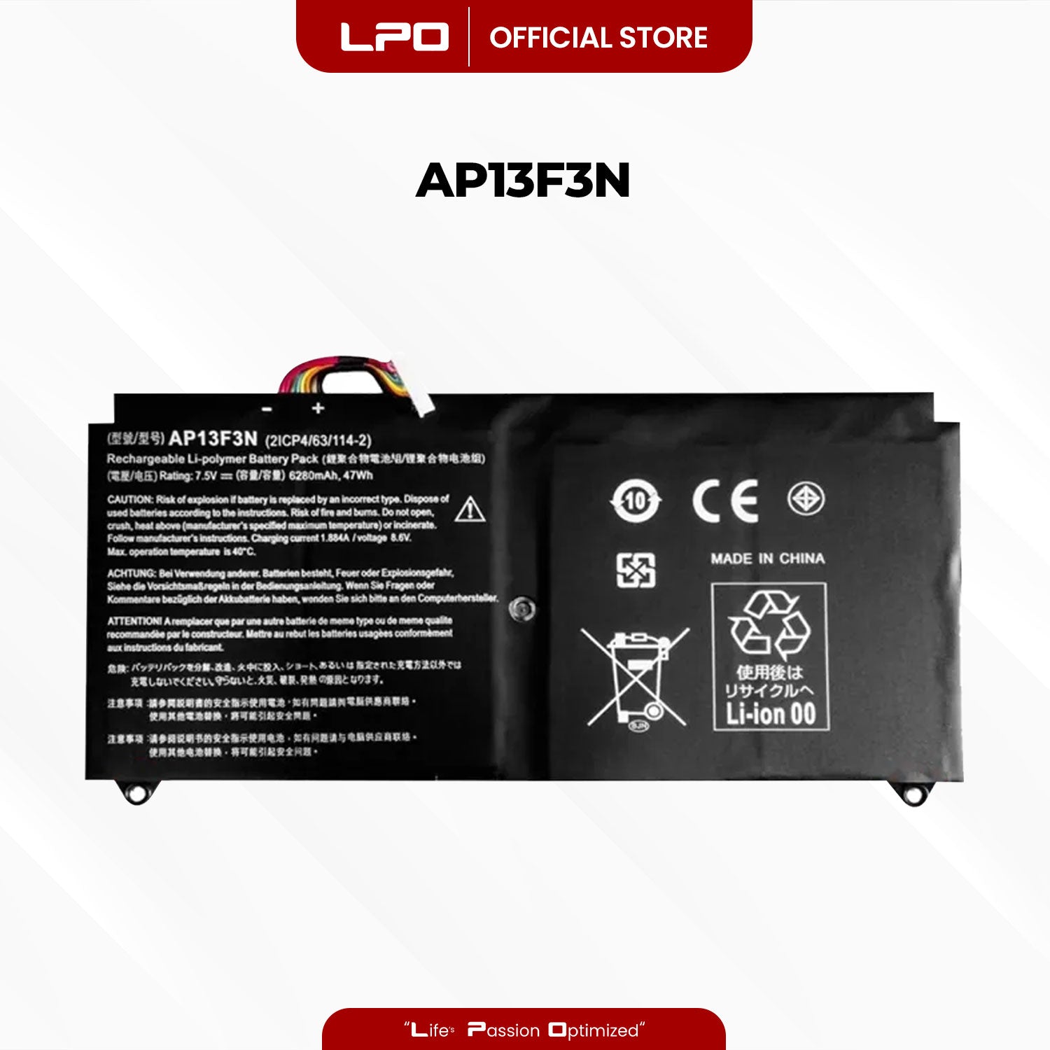 Laptop Battery AP13F3N Compatible with Acer Aspire S7-392 Ultrabook, Aspire S7-392 Series 5427