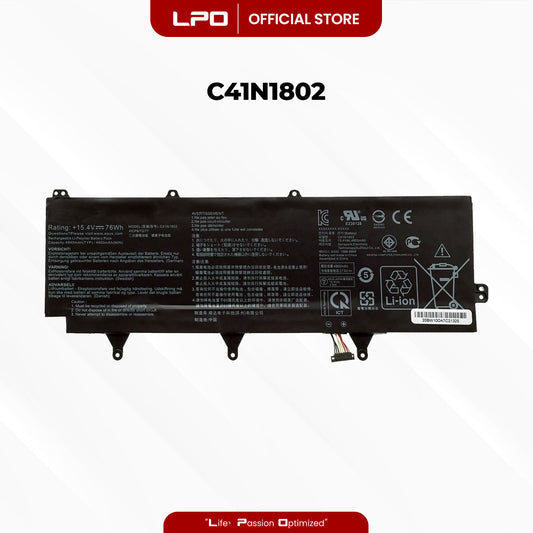Laptop Battery C41N1802 Compatible with Asus ROG Zephyrus S 3s Plus GX701 GX701GW