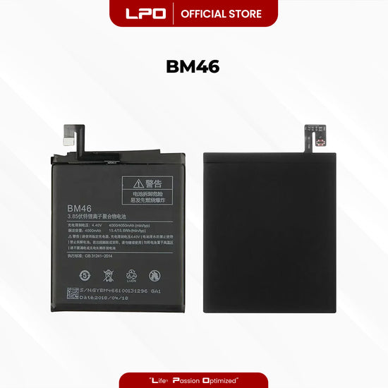 Cellphone Battery Xiaomi Redmi Note 3 2016 BM46 Compatible with 2015116, 2015161 - LPO Laptop PC-Outlet