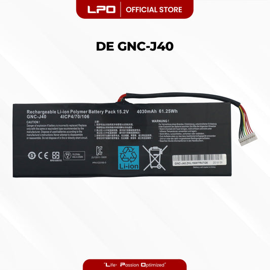 Laptop Battery GNC-J40 Compatible with Gigabyte P34F, P34F V5, P34G V5, P34G V7, P34W