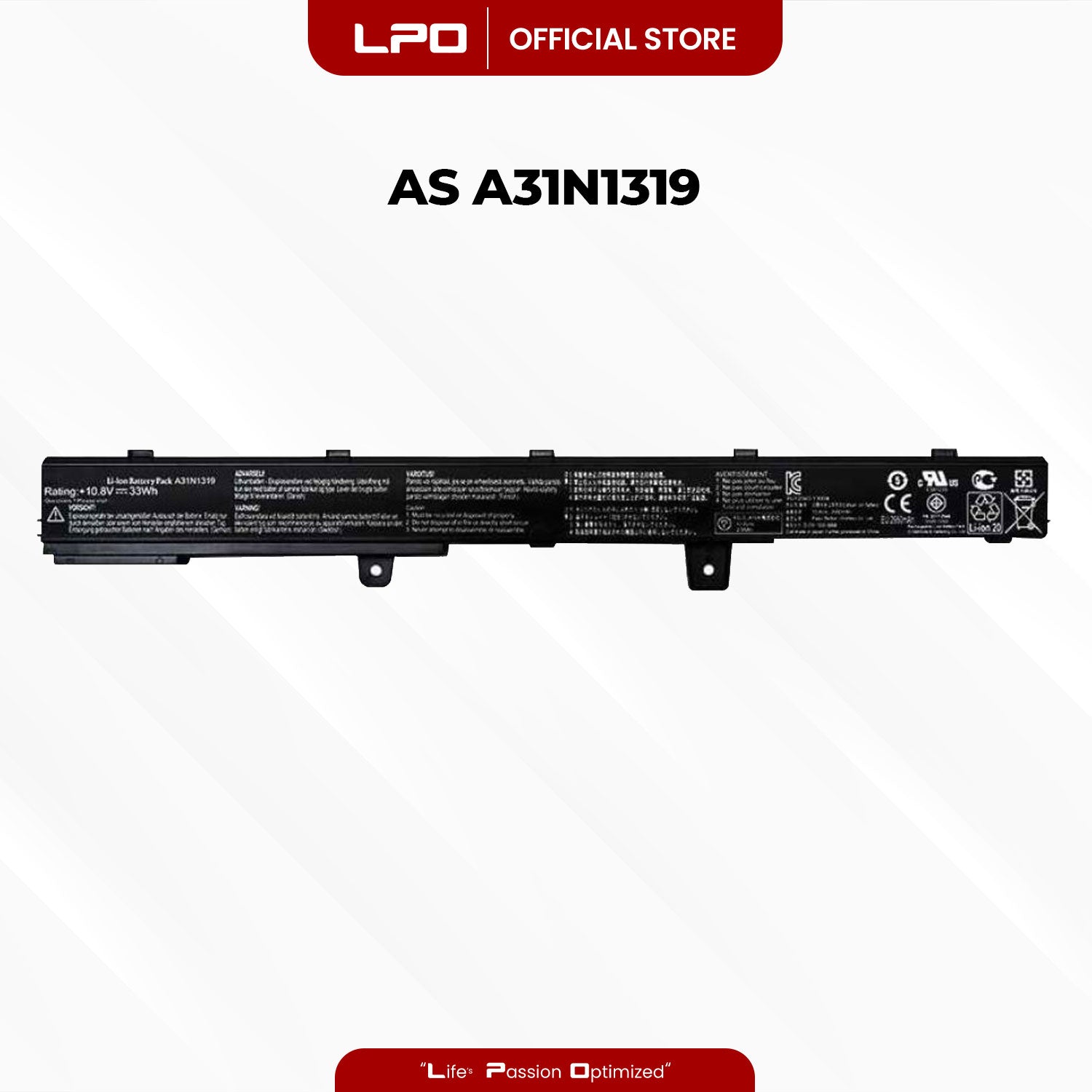 Laptop Battery A31N1319 Compatible with Asus X551M D550CA-RS31 F451CA F551CA-SX080H