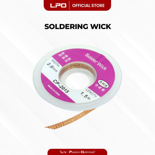 LPO Solder Wick Soldering Wick Desoldering Braid CP-2015 W2.0mm L1.5mm