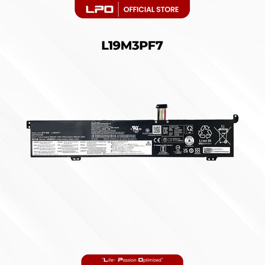 Laptop Battery L19M3PF7 Compatible with Lenovo Ideapad Creator 5 15IMH05-82D40014SB