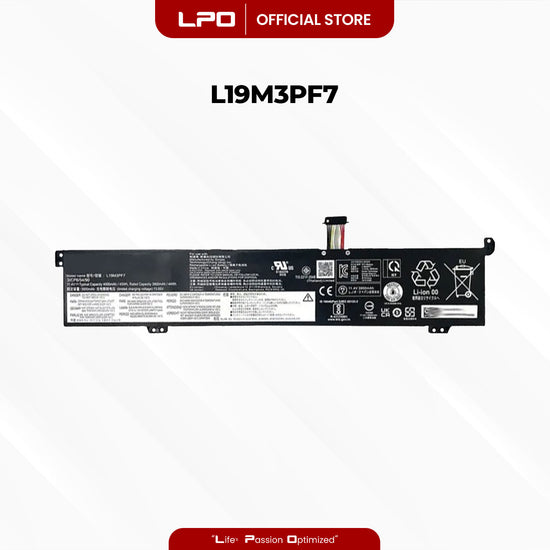Laptop Battery L19M3PF7 Compatible with Lenovo Ideapad Creator 5 15IMH05-82D40014SB