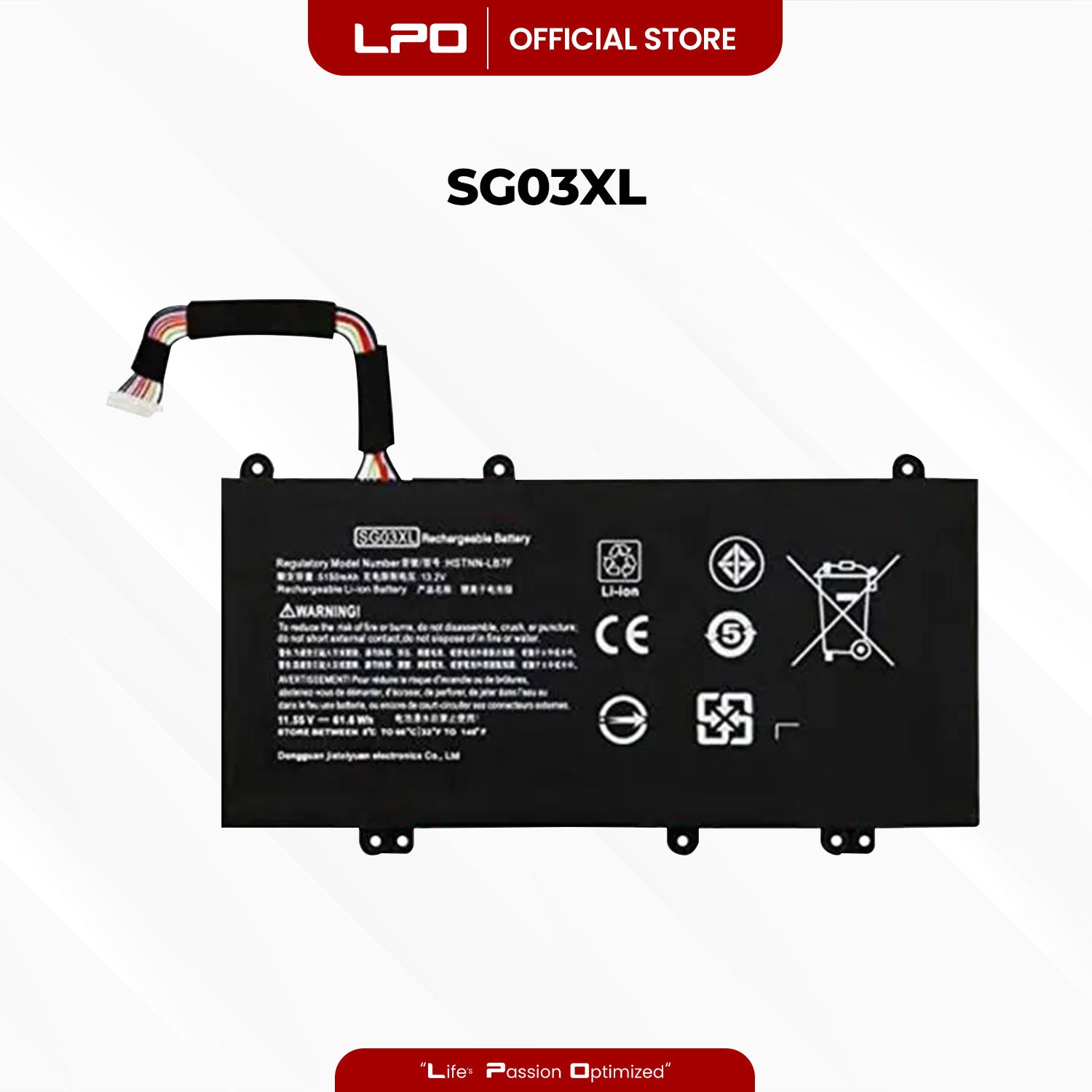 Laptop Battery SG03XL Compatible with HP Envy M7 17T-U100 Series M7-U109DX M7-U009DX