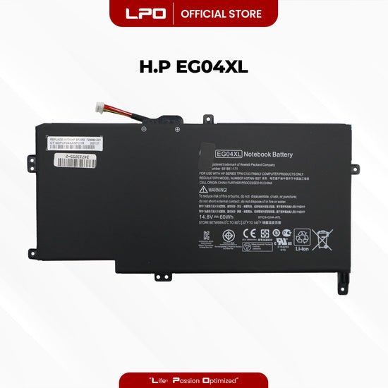 Laptop Battery EG04XL Compatible with HP Envy 6-1017TU Envy 6-1014NR Envy 6-1117TX - LPO Laptop PC-Outlet