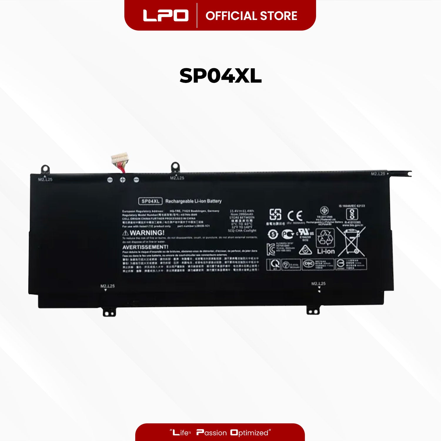 Laptop Battery SP04XL Compatible with HP SPECTRE X360-13-AP Series