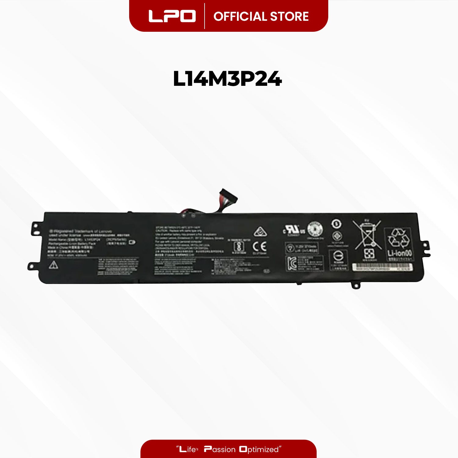Laptop Battery L14M3P24 Compatible with Lenovo Ideapad Xiaoxin 700 Ideapad 700 Series
