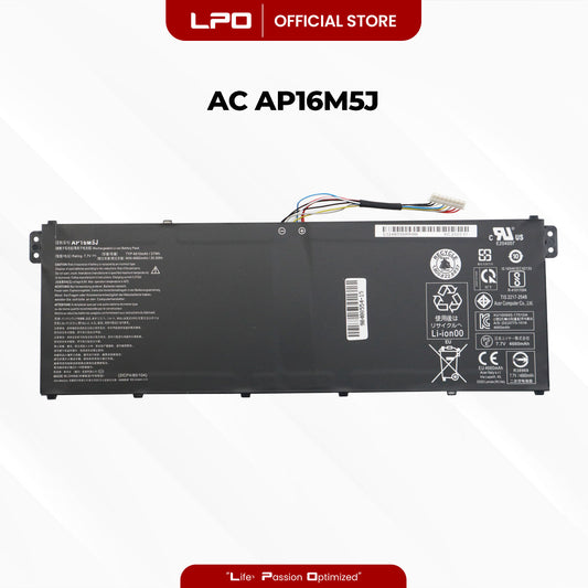 Laptop Battery AP16M5J	Acer Aspire 1 3 5: A114-31 A114-31-C4HH A314-31 A315-21 A315-31 A315-51 A315-52 A515-51; ES1-523 - LPO Laptop PC-Outlet