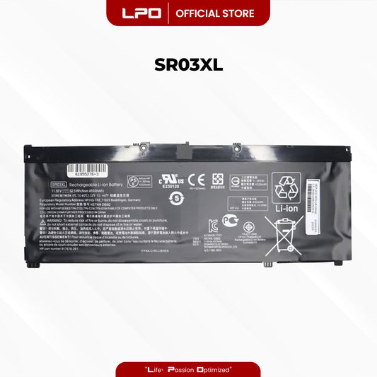 Laptop Battery SR03XL Compatible with HP Envy x360 15-cn0000 15-cn0000ne 15-CN0000TX