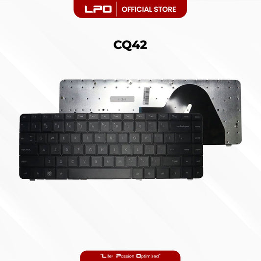 Laptop Keyboard HP CQ42 External / Traditional Black US Compatible with HP Compaq Presario CQ42 G42 Series