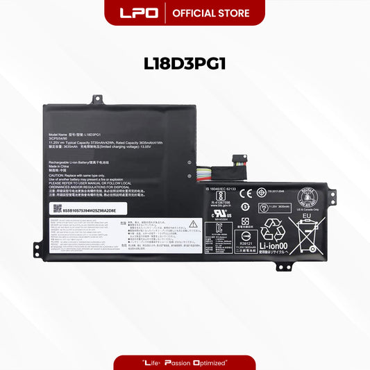 Laptop Battery L18D3PG1 Lenovo Chromebook C340-11 Series Notebook, 100E Chromebook, 81ER