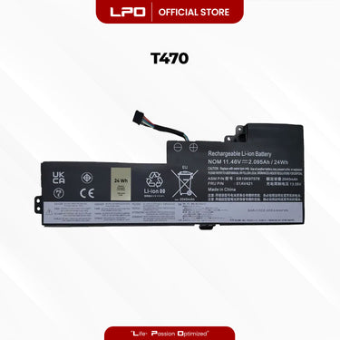 Laptop Battery T470 Compatible with Lenovo ThinkPad T470, 20HD002TCD, 20HDA003CD
