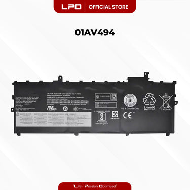 Laptop Battery 01AV494 Compatible with Lenovo ThinkPad X1 Carbon 2017, X1 Carbon 2018